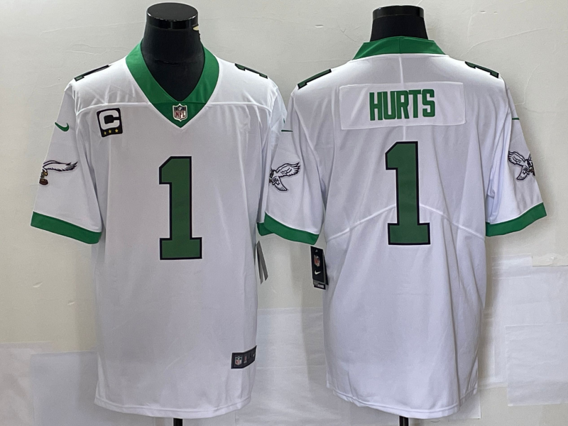 Adult Philadelphia Eagles Jalen Hurts NO.1 Football Jerseys