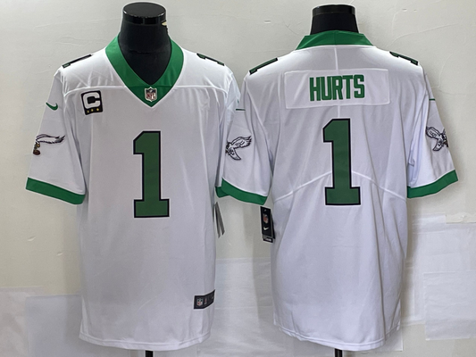 Adult Philadelphia Eagles Jalen Hurts NO.1 Football Jerseys