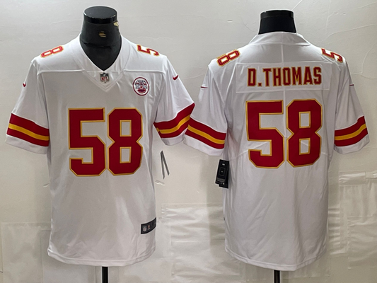 Adult Kansas City Chiefs Derrick Thomas NO.58 Football Jerseys