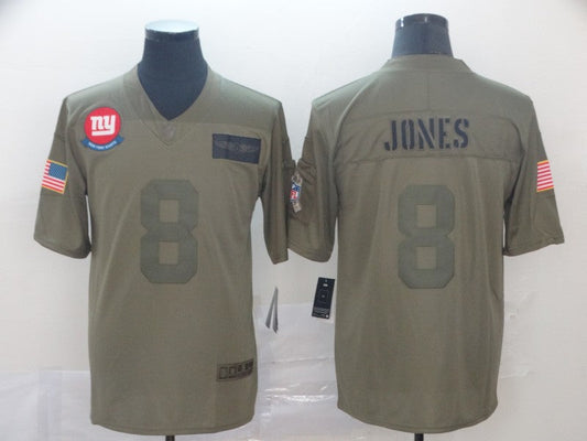 Adult New York Giants Daniel Jones NO.8 Football Jerseys