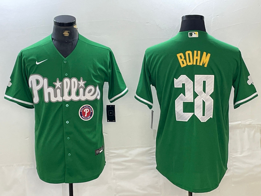 Men/Women/Youth Philadelphia Phillies Alec Bohm #28 baseball Jerseys