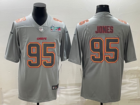 Adult Kansas City Chiefs Chris Jones NO.95 Football Jersey