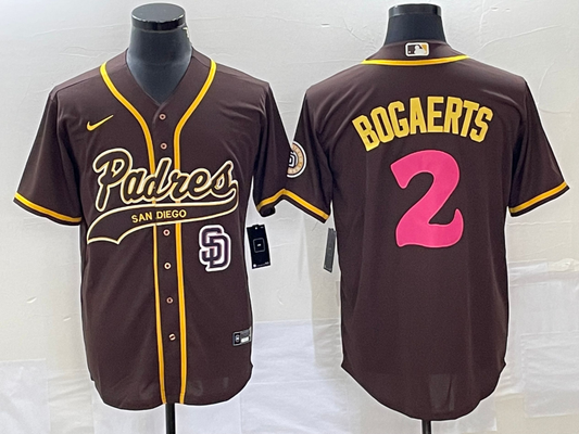 Men/Women/Youth San Diego Padres Xander Bogaerts  #2 baseball Jerseys