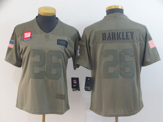 Women New York Giants Saquon Barkley NO.26 Football Jerseys
