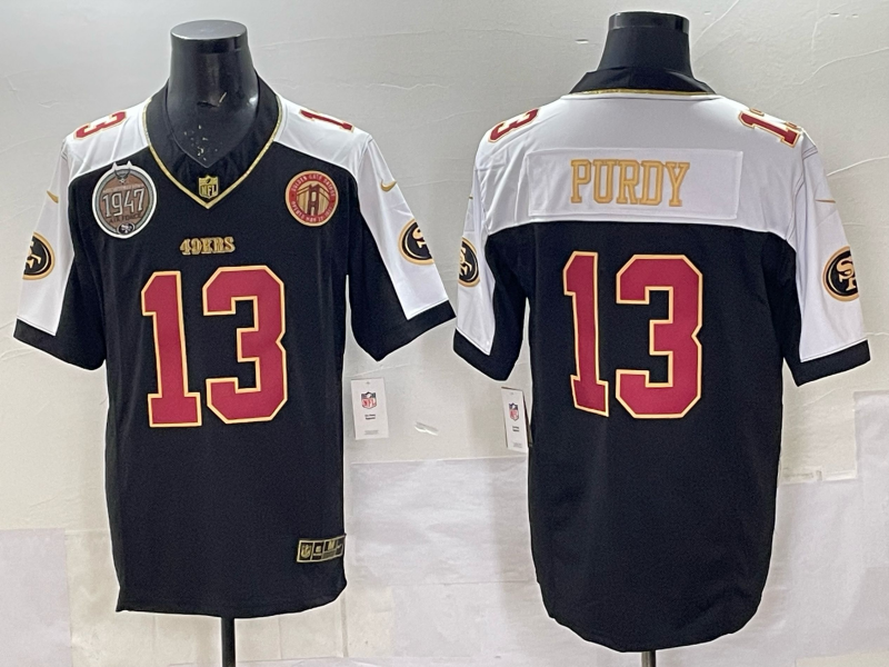 Newest arrival 2025 Adult San Francisco 49ers Brock Purdy No.13 Football Jerseys