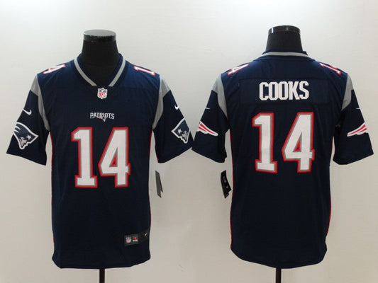Adult New England Patriots Brandin Cooks NO.14 Football Jerseys