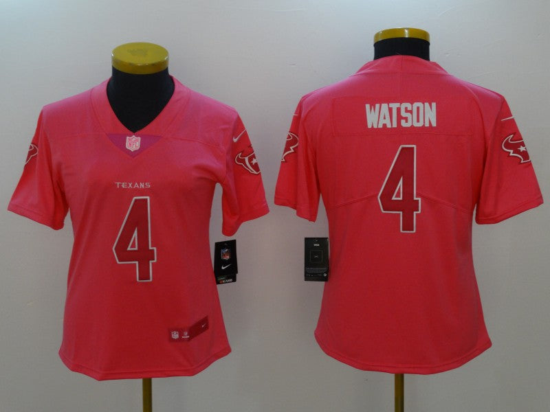 Women's Houston Texans Deshaun Watson NO.4 Football Jerseys