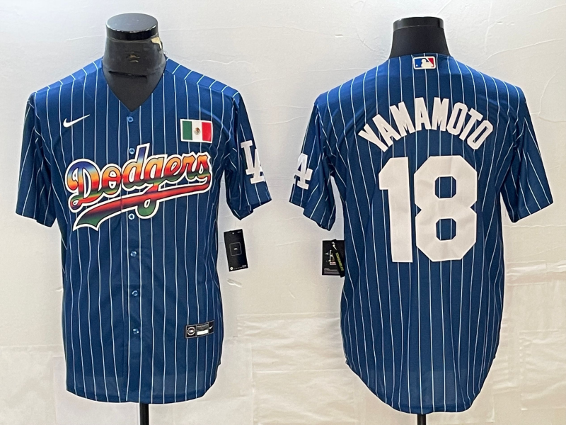 Men/Women/Youth Los Angeles Dodgers Yoshinobu Yamamoto #18 baseball Jerseys