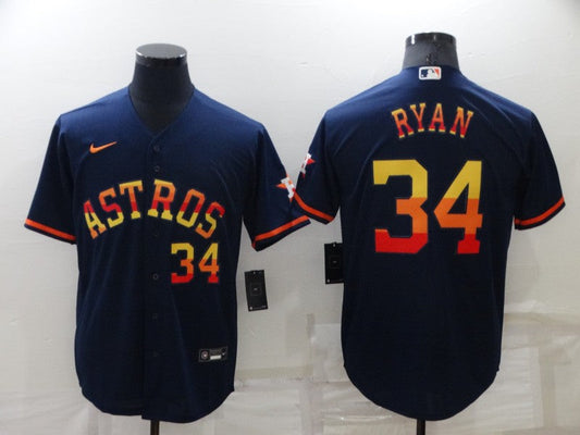 Men/Women/Youth Houston Astros Nolan Ryan #34 baseball Jerseys