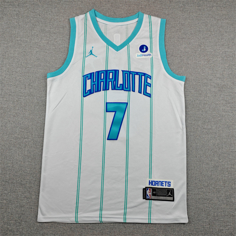 Charlotte Hornets Kon Knueppel  #7 Basketball Jersey