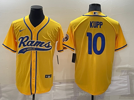 Adult Los Angeles Rams Cooper Kupp NO.10 Football Jerseys
