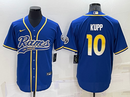 Adult Los Angeles Rams Cooper Kupp NO.10 Football Jerseys
