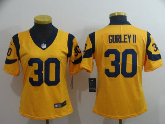 Women's Los Angeles Rams Todd Gurley NO.30 Football Jerseys