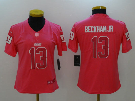 Women New York Giants Odell Beckham Jr. NO.13 Football Jerseys