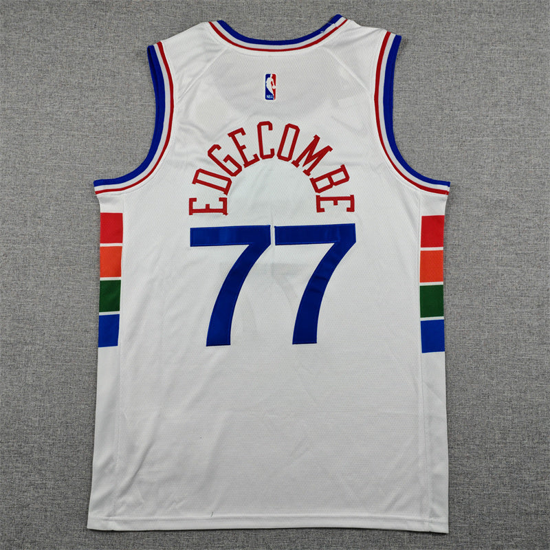 Philadelphia 76ers V.J. Edgecombe swingman basketball jerseys new version