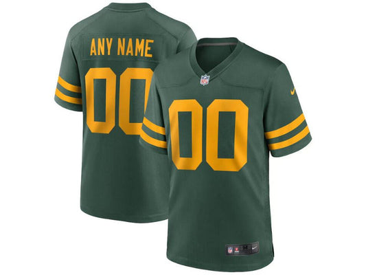 Adult Green Bay Packers number and name custom Football Jerseys