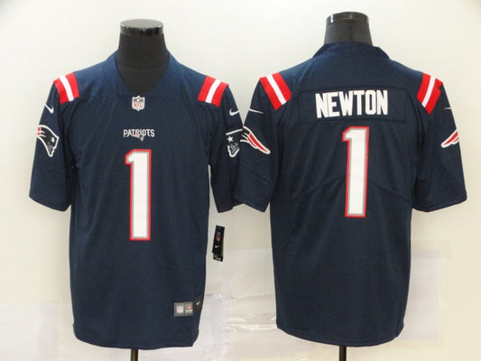 Adult New England Patriots Cam Newton NO.1 Football Jerseys