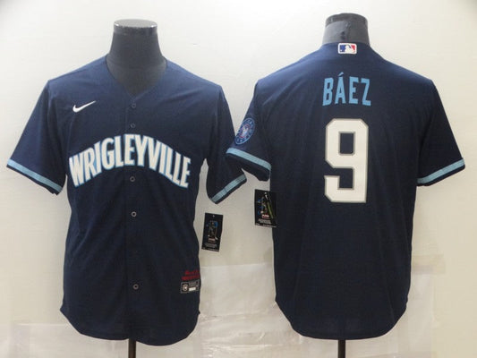 Men/Women/Youth Chicago Cubs Javier Báez #9 baseball Jerseys