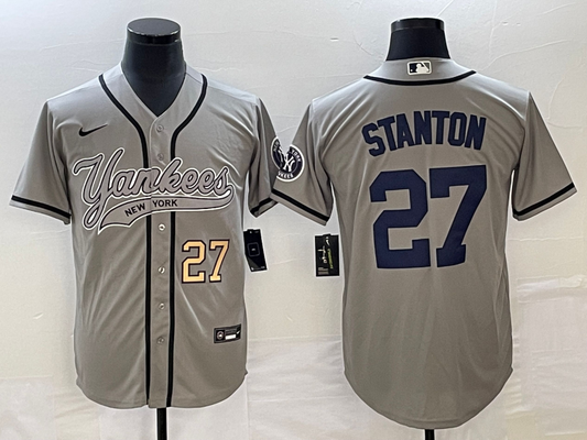 Men/Women/Youth New York Yankees Giancarlo Stanton NO.27 baseball Jerseys