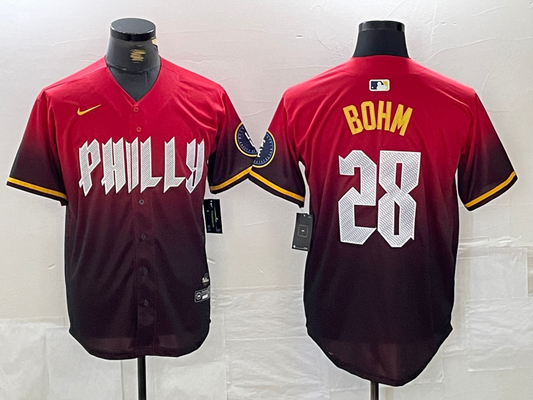 Men/Women/Youth Philadelphia Phillies Alec Bohm #28 baseball Jerseys