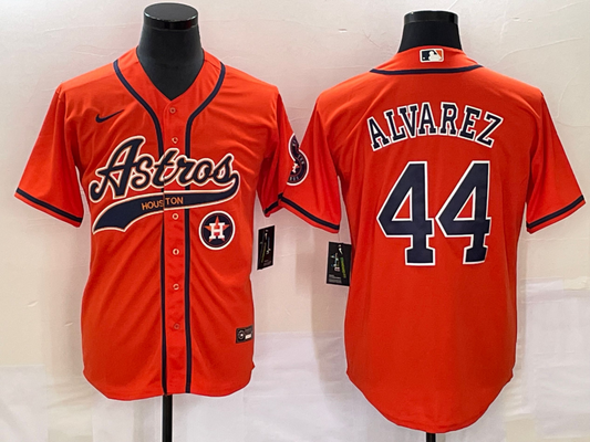 Men/Women/Youth Houston Astros Yordan Álvarez #44 baseball Jerseys