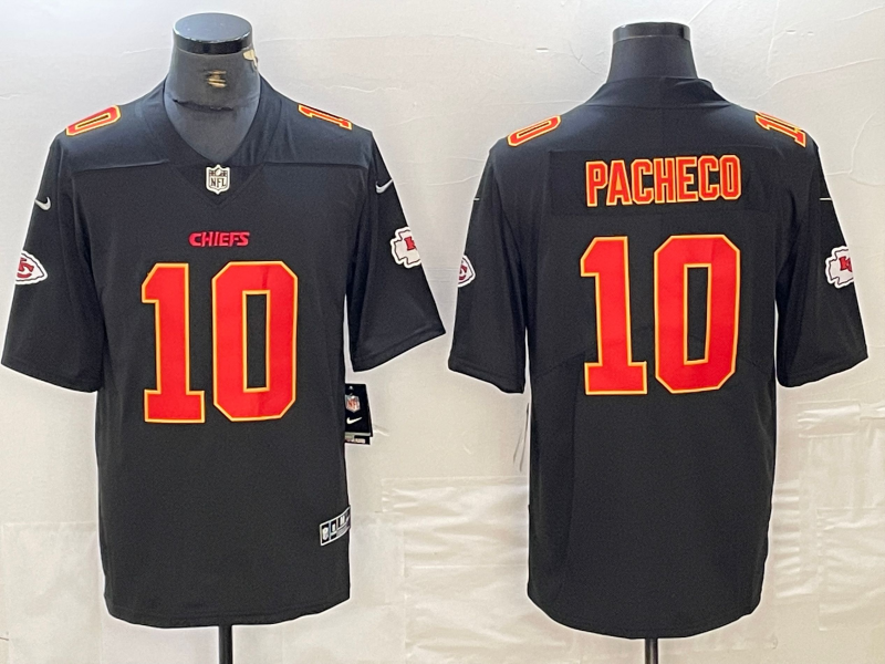 Adult Kansas City Chiefs Isiah Pacheco NO.10 Football Jersey