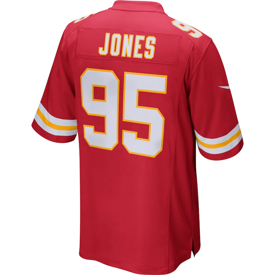men/women/kids KC.Chiefs Jon es NO.95 Red Football Jersey