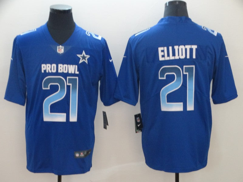 Adult ‎Dallas Cowboys Ezekiel Elliott NO.21 Football Jerseys