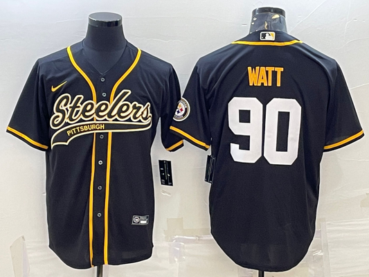 Adult Pittsburgh Steelers T. J. Watt NO.90 Football Jerseys