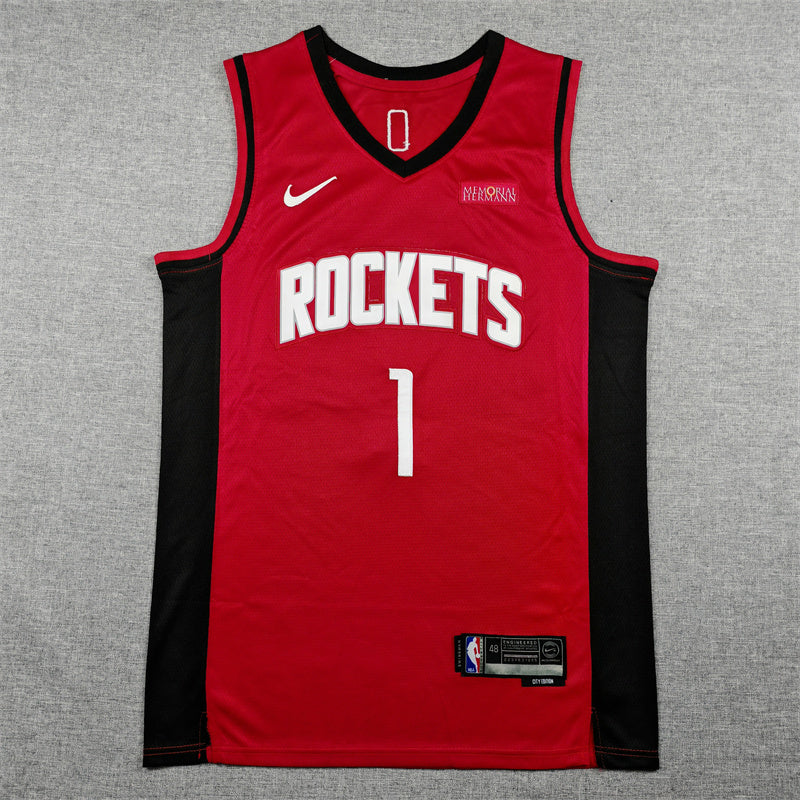 Houston rocket Amen Thompson NO.1 swingman basketball jerseys