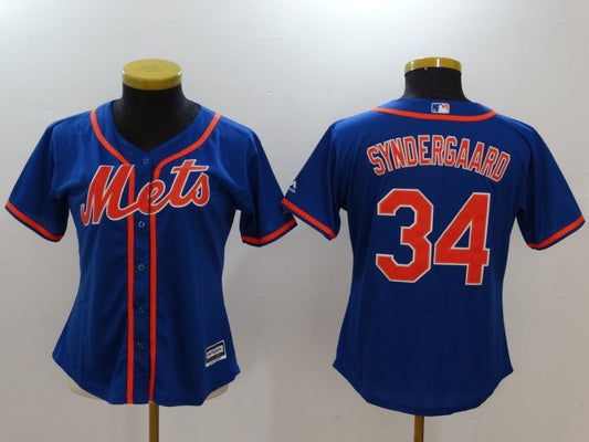 Men/Women/Youth  New York Mets Noah Syndergaard #34 baseball Jerseys