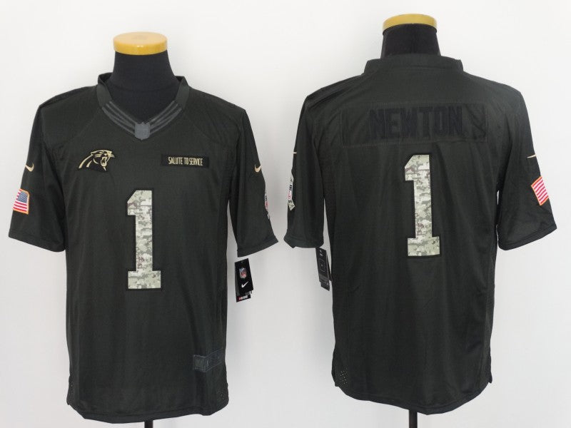 Adult Carolina Panthers Cam Newton NO.1 Football Jerseys