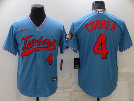 Men/Women/Youth Minnesota Twins Carlos Correa NO.4 baseball Jerseys