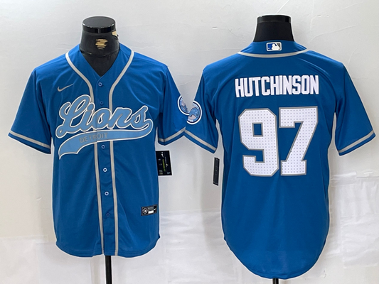 men/women/kids Detroit Lions Aidan Hutchinson  NO.97 football Jerseys