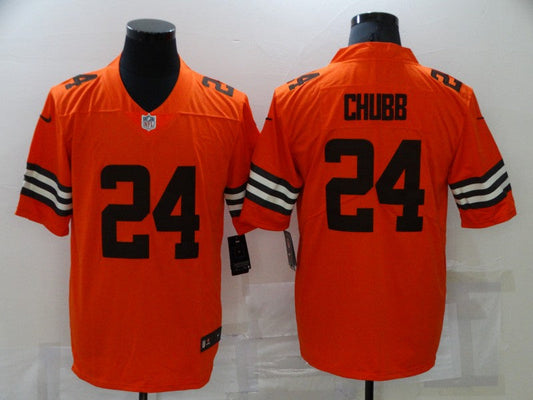 Adult Cleveland Browns Nick Chubb NO.24 Football Jerseys