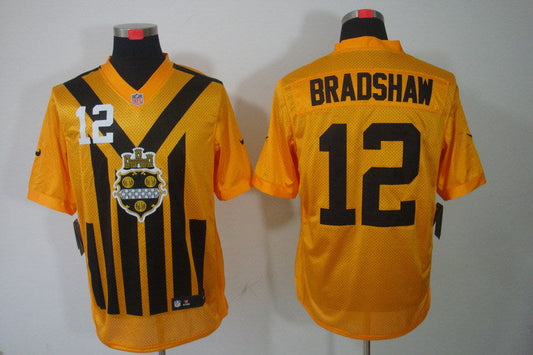 Adult Pittsburgh Steelers Terry Bradshaw NO.12 Football Jerseys
