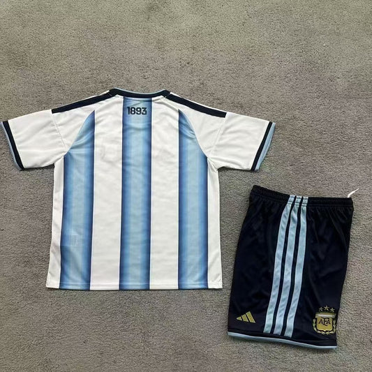 Kids Argentine 2026 world cup home soccer Jersey custom name and number