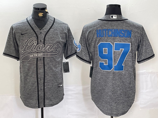 men/women/kids Detroit Lions Aidan Hutchinson  NO.97 football Jerseys
