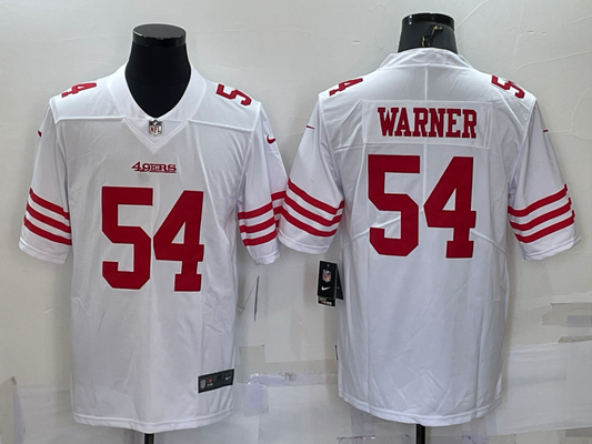Adult San Francisco 49ers Fred Warner NO.54 Football Jerseys
