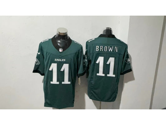 Adult Philadelphia Eagles A.J Brown NO.11 Football Jerseys