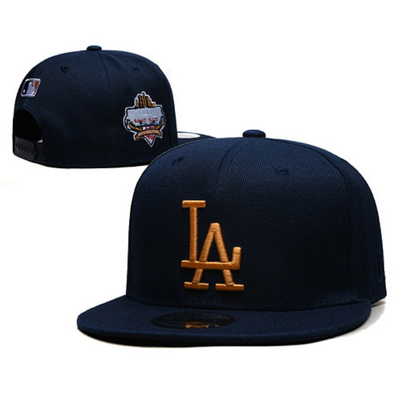 Vintage LA Stitched Baseball Cap - Premium 3D Embroidered Retro Snapback & Fitted (38 Styles)