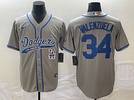 Men/Women/Youth Los Angeles Dodgers Fernando Valenzuela #34 baseball Jerseys