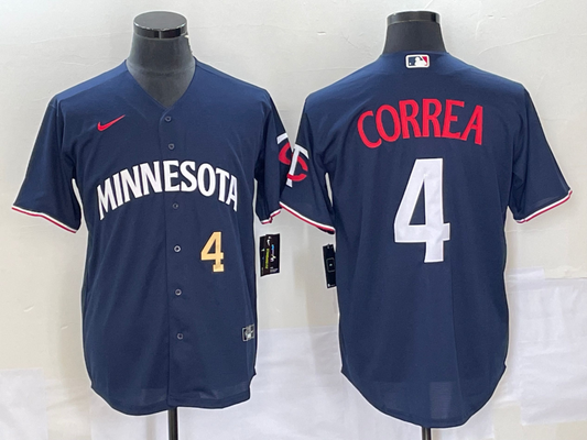 Men/Women/Youth Minnesota Twins Carlos Correa NO.4 baseball Jerseys