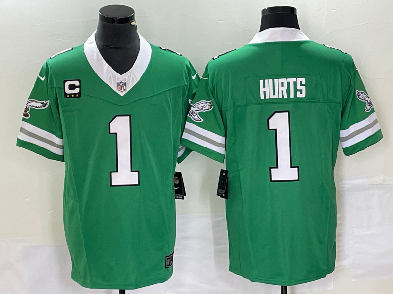 Adult 2023-2024 season Philadelphia Eagles Jalen Hurts NO.1 Football Jerseys