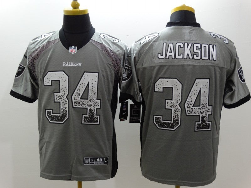 Adult ‎Oakland Raiders Bo Jackson NO.34 Football Jerseys