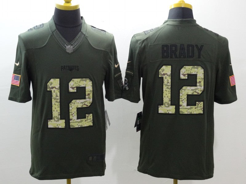 Adult New England Patriots Tom Brady NO.12 Football Jerseys