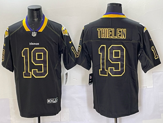 2025 Minnesota Vikings Adam Thielen Football Jerseys NO.19 black