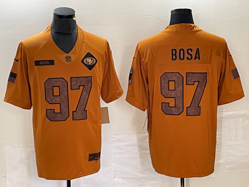 Adult San Francisco 49ers Nick Bosa NO.97 Football Jerseys