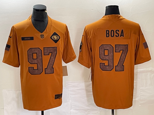 Adult San Francisco 49ers Nick Bosa NO.97 Football Jerseys
