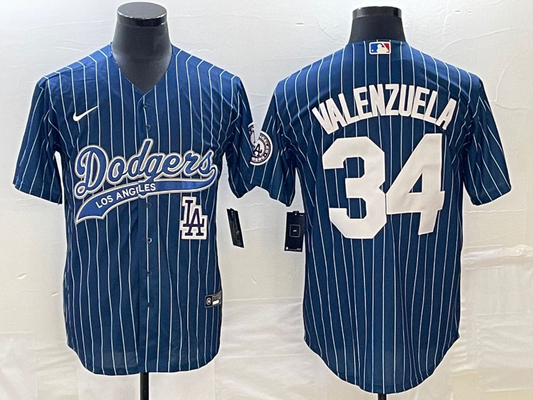 Men/Women/Youth Los Angeles Dodgers Fernando Valenzuela #34 baseball Jerseys